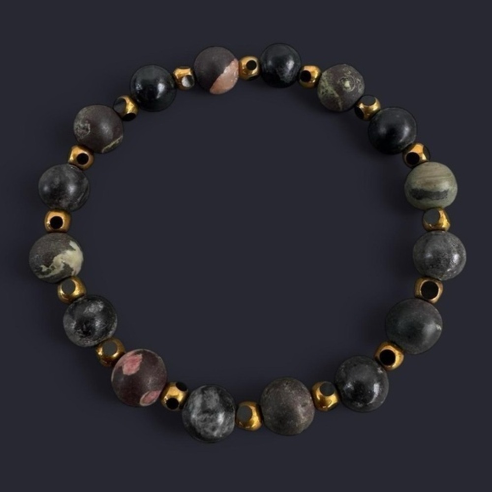 Mixed Stone Bead Bracelet